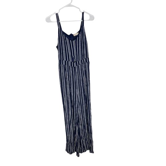 Altar’d State Women’s Black & White Striped Jumpsuit Size Medium - Picture 4 of 4